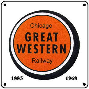 CGW Chicago Great Western Railway Company Logo