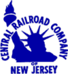 CNJ Central Railroad of New Jersey Company Logo