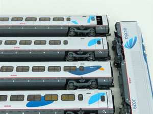 O 3-Rail Lionel 6-31714 AMTK Amtrak Acela Train Set w/ 6-15584 Add-on Set