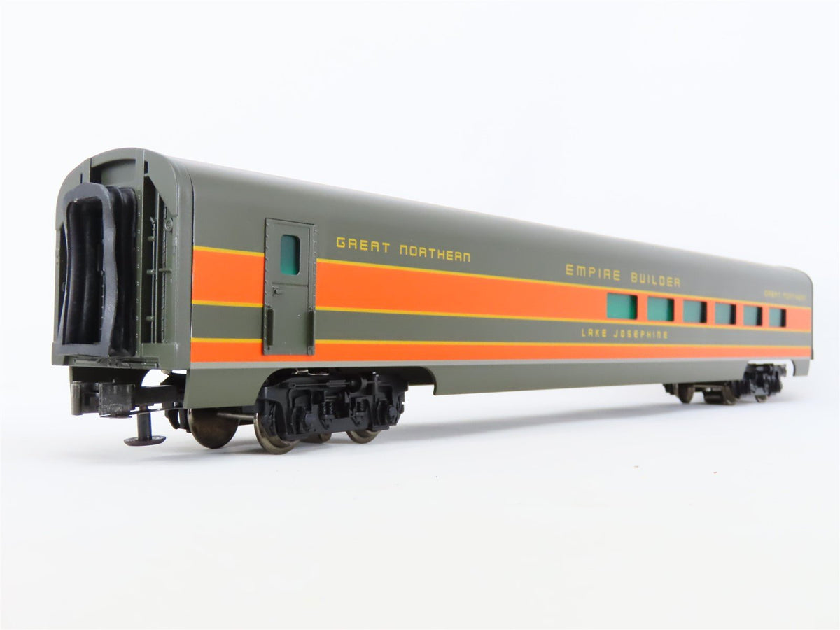 O Gauge 3-Rail Weaver GN Great Northern Green &amp; Orange 5-Car Passenger Set