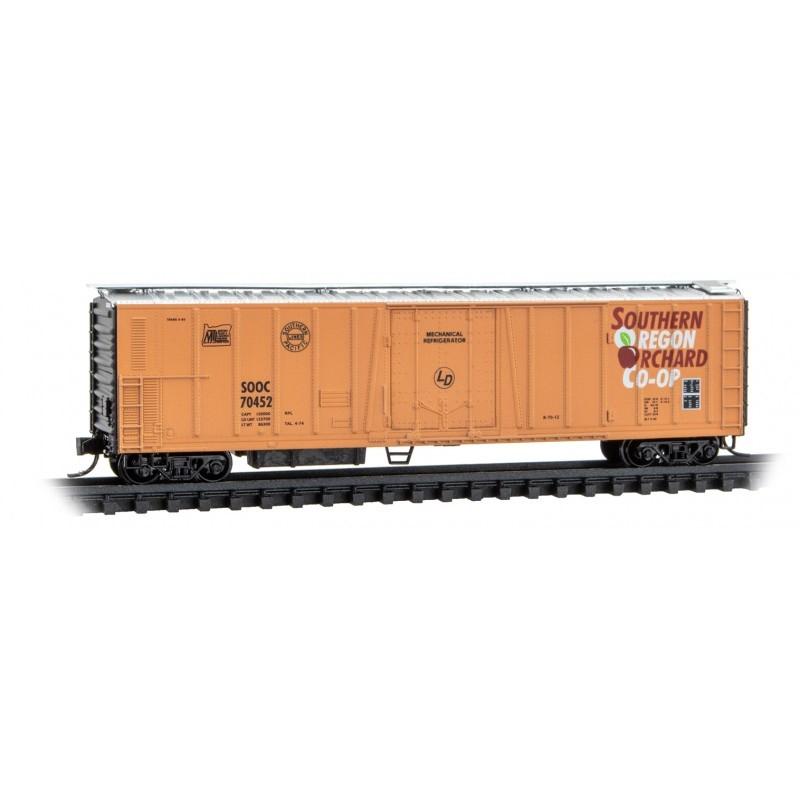 N Scale Micro-Trains MTL 07000090 MT&amp;L SOOC Orchard Co-op 51&#39; Mech Reefer #70452