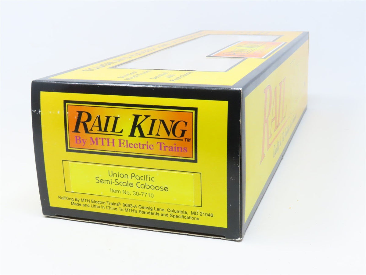 O Gauge 3-Rail MTH Rail King 30-7710 UP &quot;Go Big Train&quot; Semi-Scale Caboose #25602