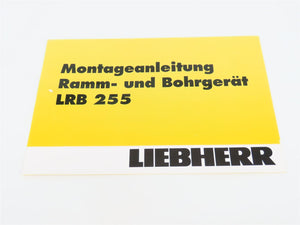 1:50 Scale Liebherr LRB 255 Die-Cast Pile Driving Rig Construction Vehicle