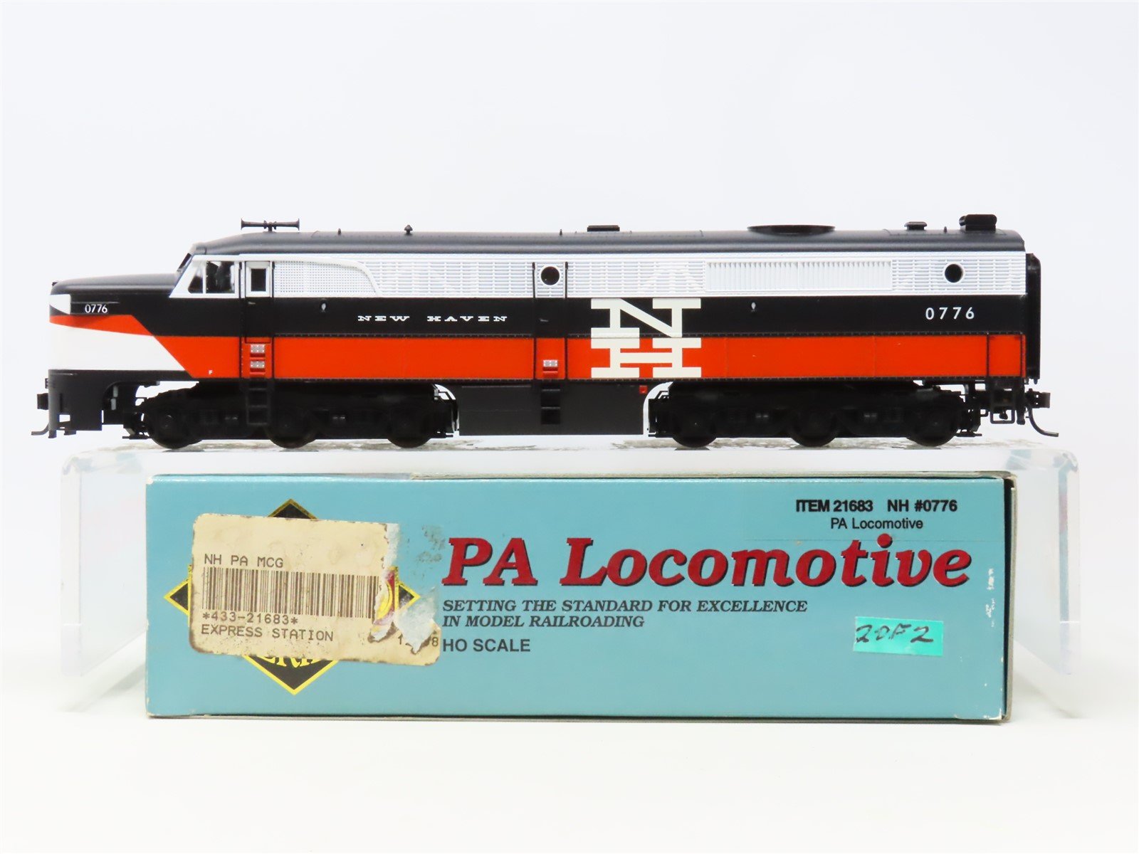 HO Scale Proto 2000 21683 NH New Haven PA Diesel Locomotive #0776