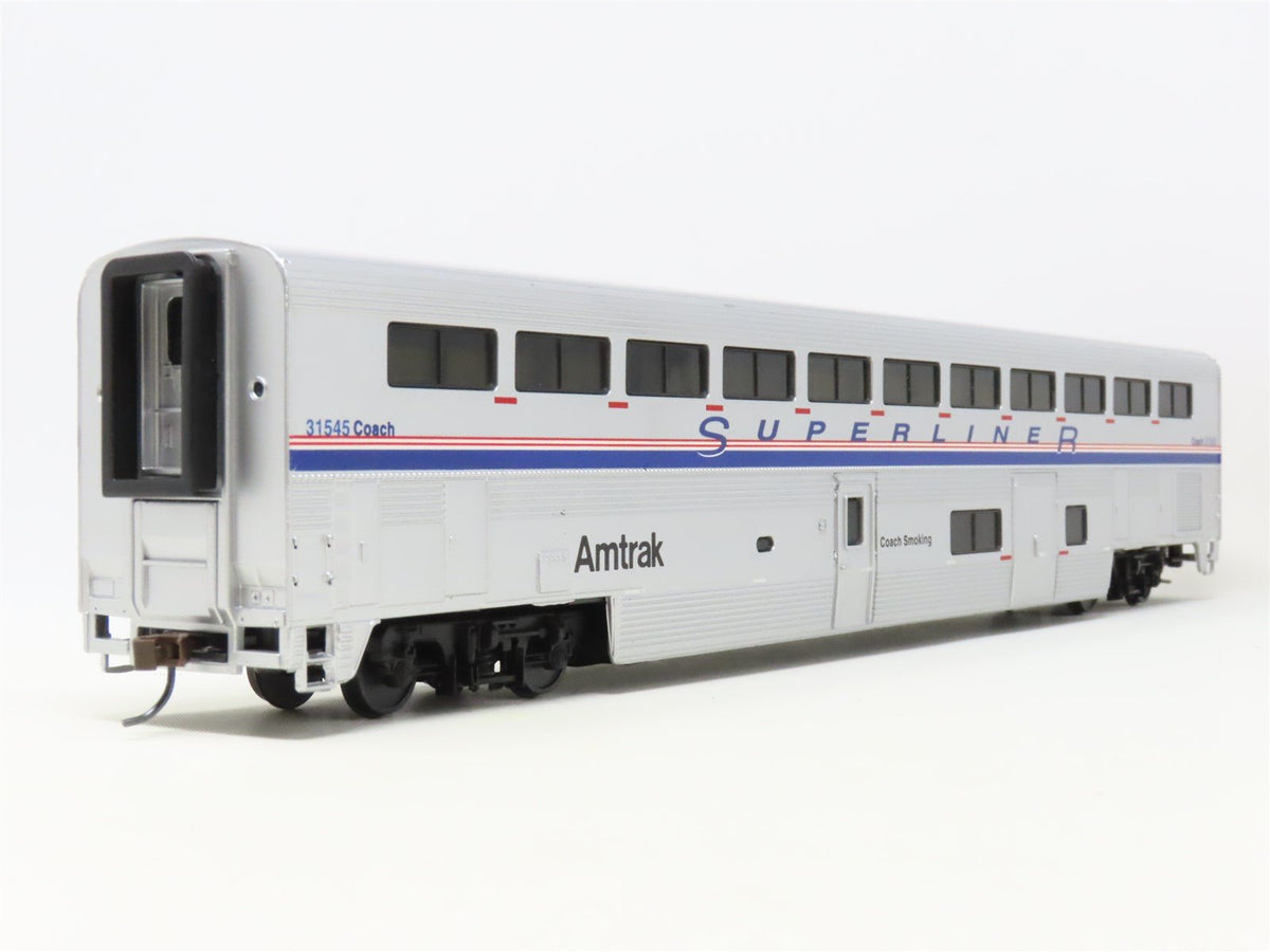 HO Walthers 932-6154 Amtrak Superliner I Phase 4 Coach Smoker Passenger #31545
