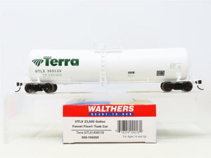 HO Scale Walthers 920-100205 UTLX Terra Funnel Flow Tank Car #300139