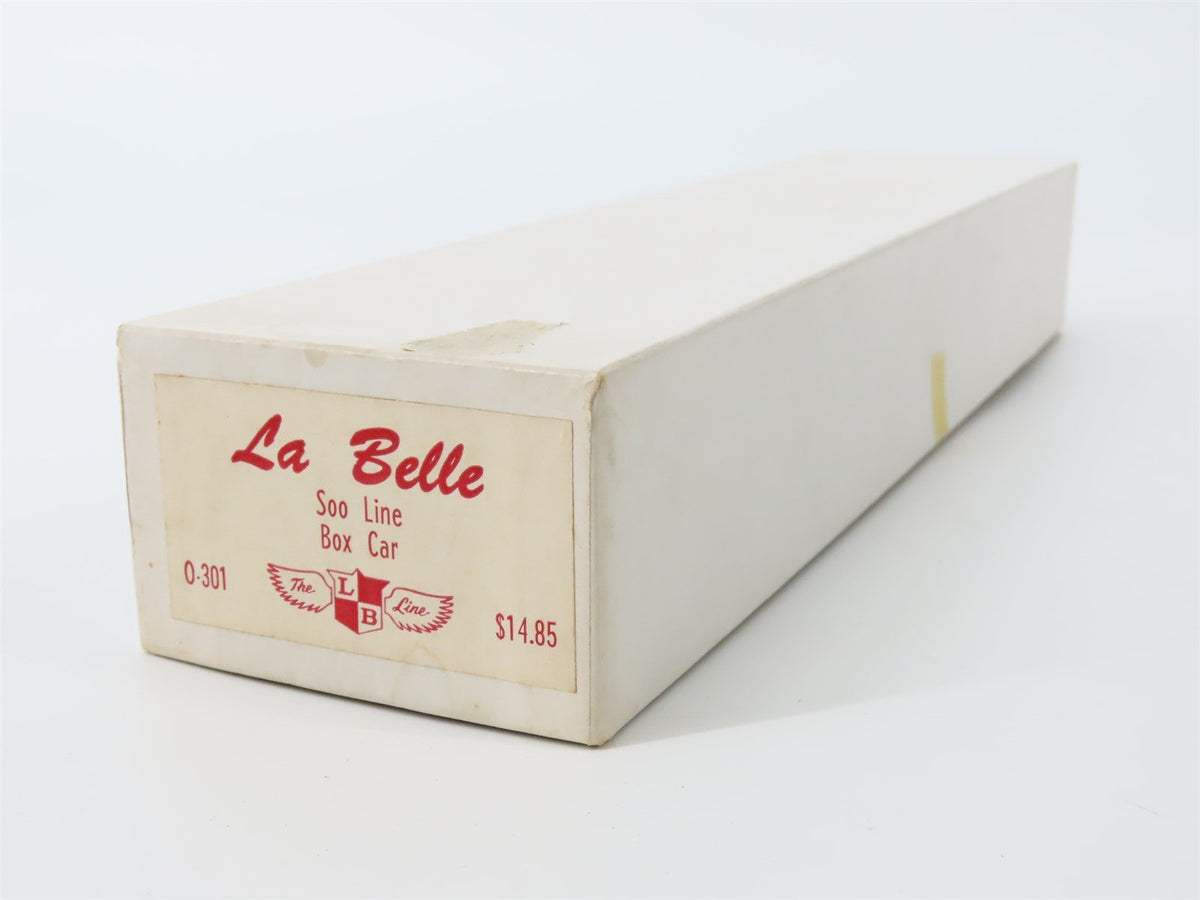 O Scale La Belle Craftsman Kit #O-301 SOO Line Railroad 34&#39; Wood Box Car