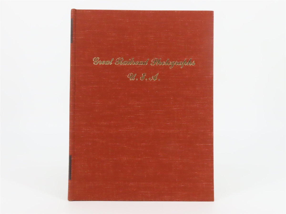 Great Railroad Photographs U.S.A. by Beebe &amp; Clegg ©1964 HC Book - SIGNED &amp; #