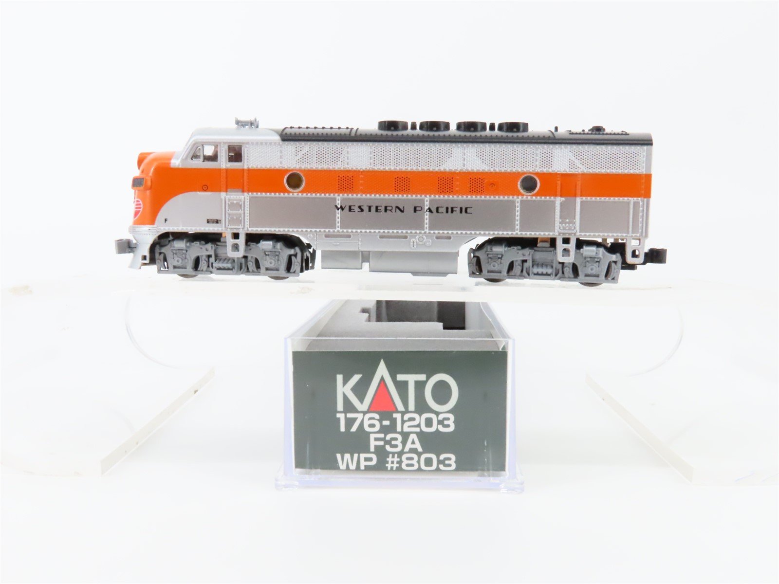N Scale KATO 176-1203-LS WP Western Pacific EMD F3A Diesel #803 w/DCC & Sound