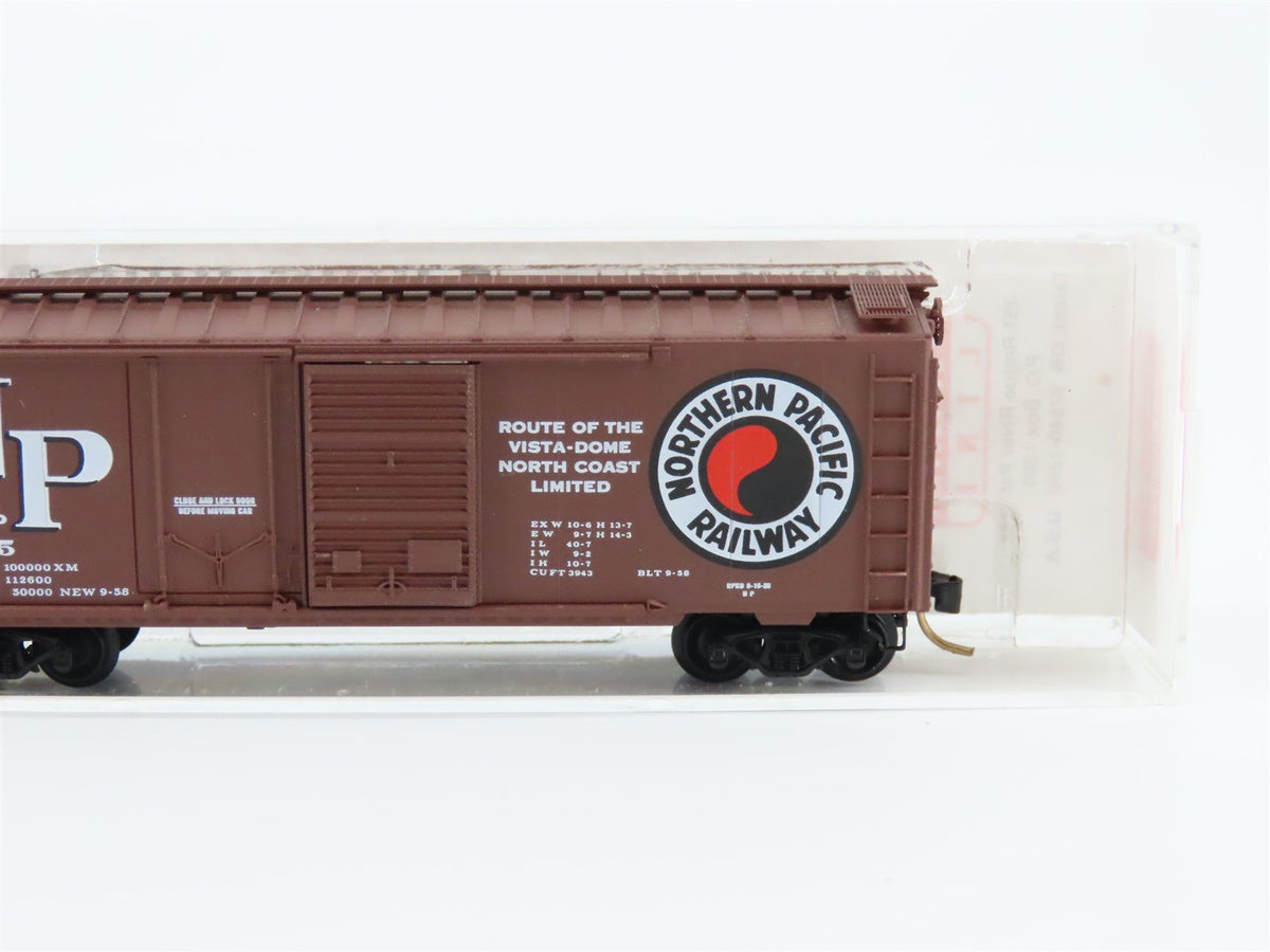 N Scale Micro-Trains MTL 22040 NP Northern Pacific 40&#39; Single Door Box Car #8345