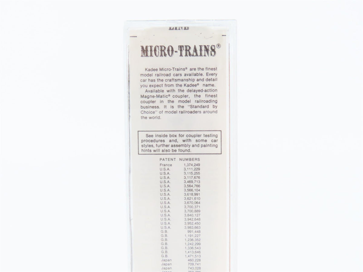 N Kadee Micro-Trains MTL 70010 PFE Pacific Fruit Express 51&#39; Mech Reefer #302011