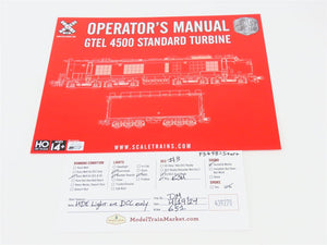 N ScaleTrains SXT32603 UP GTEL 4500 Gas Turbine & Tender #52 w/DCC & Sound
