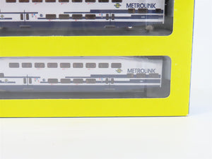 N Scale Athearn 10167 SCAX Metrolink Bombardier Bi-Level Passenger 3-Car Set