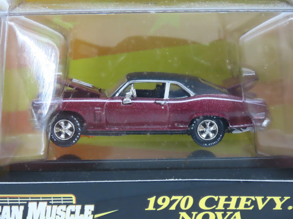 1:64 Scale American Muscle 32351 Die-Cast 1970 Chevy Nova Car