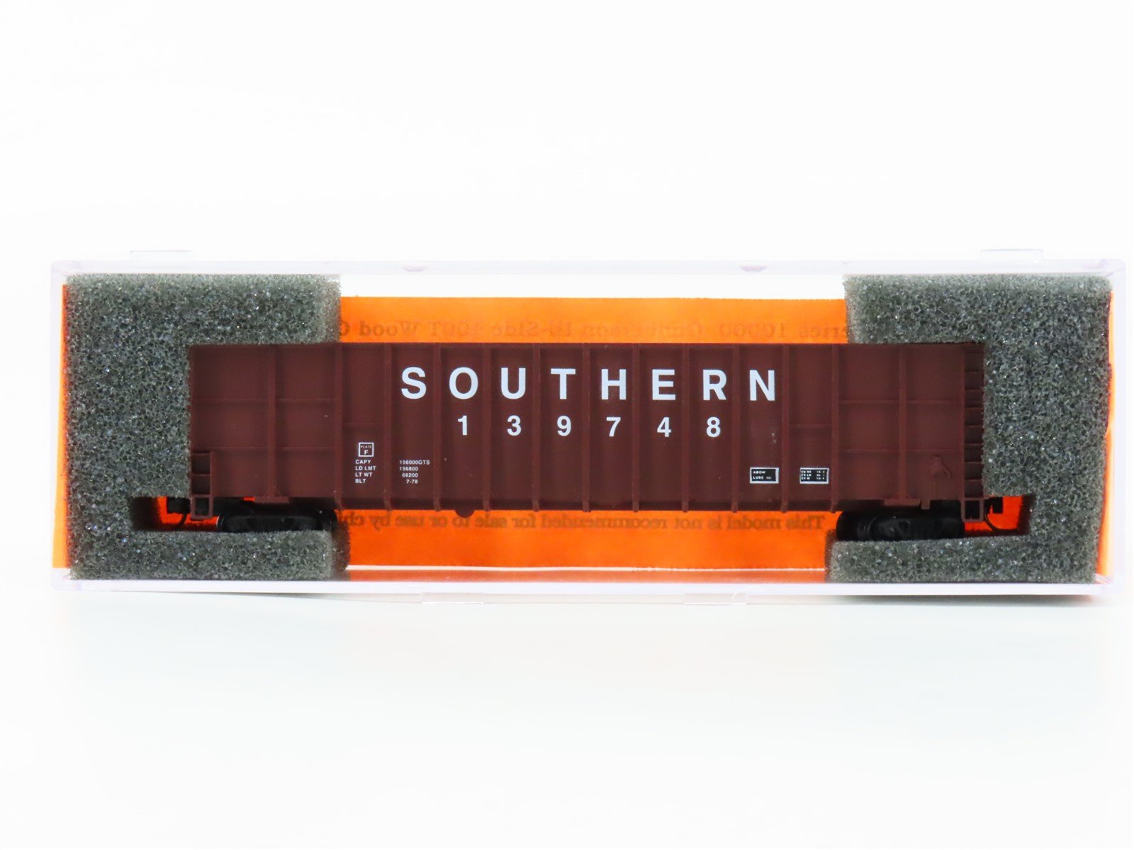 N Deluxe Innovations 10030 SOU Southern Railway Gunderson Woodchip Car #139748