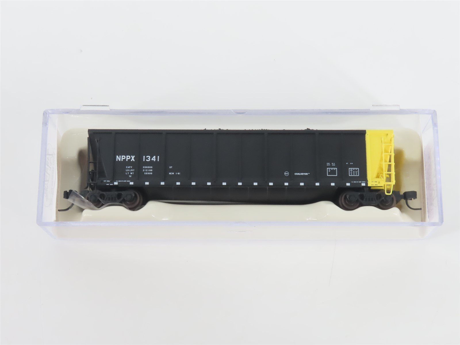 N Scale Atlas 43801-43 NPPX Nebraska Public Power Coalveyor #1341 w/ Load