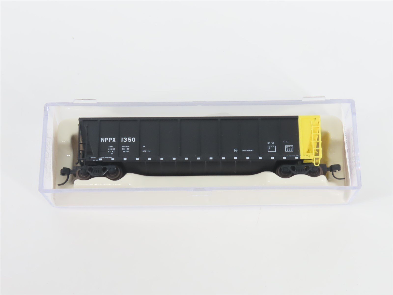 N Scale Atlas 43801-45 NPPX Nebraska Public Power Coalveyor #1350 w/ Load