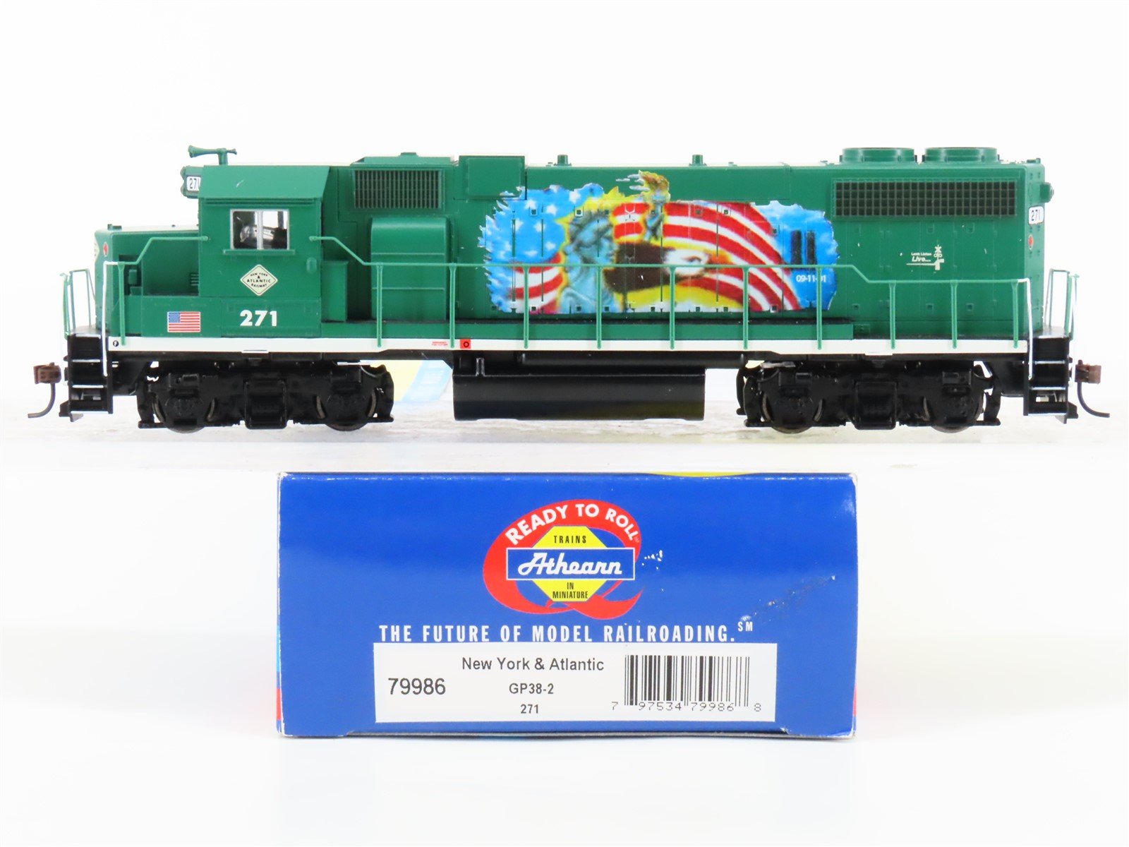 HO Scale Athearn RTR 79986 New York & Atlantic GP38-2 Diesel Loco #271