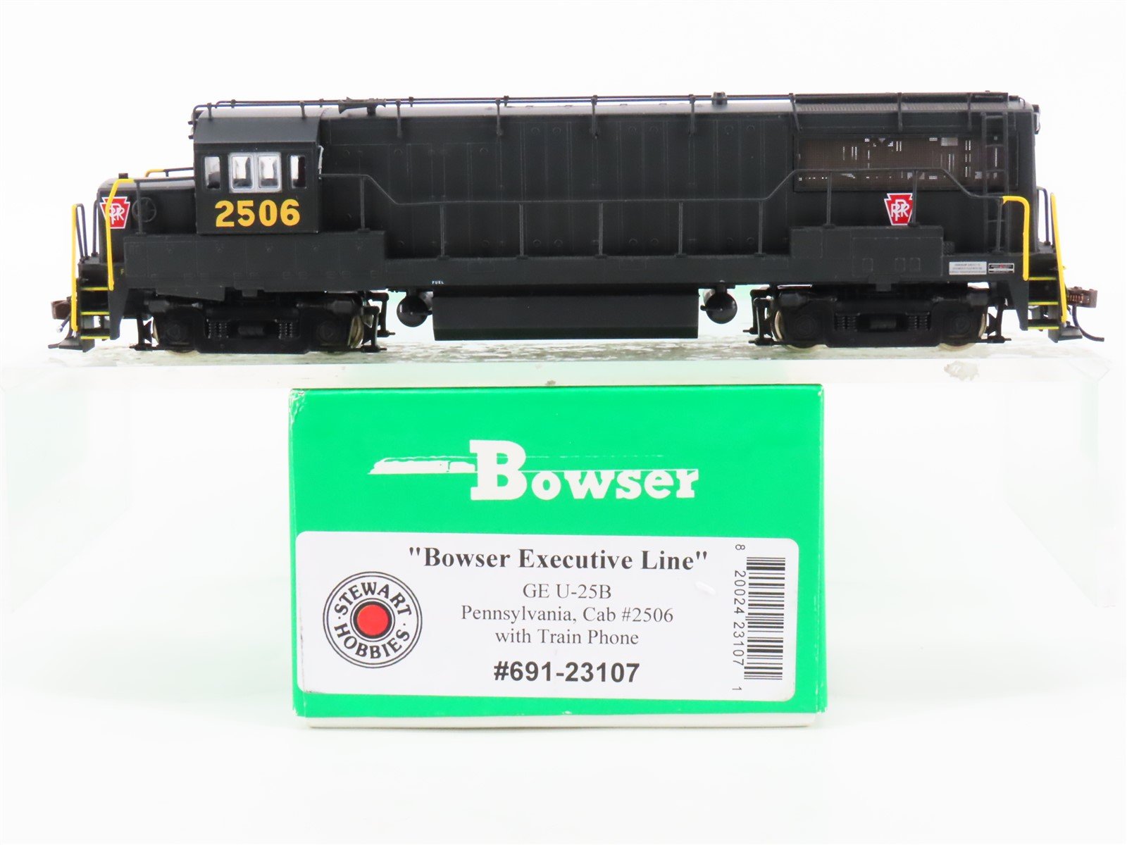 HO Scale Bowser 691-23107 PRR Pennsylvania U25B Diesel Locomotive #2506