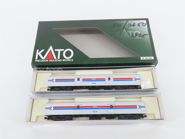 N Scale KATO #106-3512 Amtrak Phase I Baggage Passenger #1075