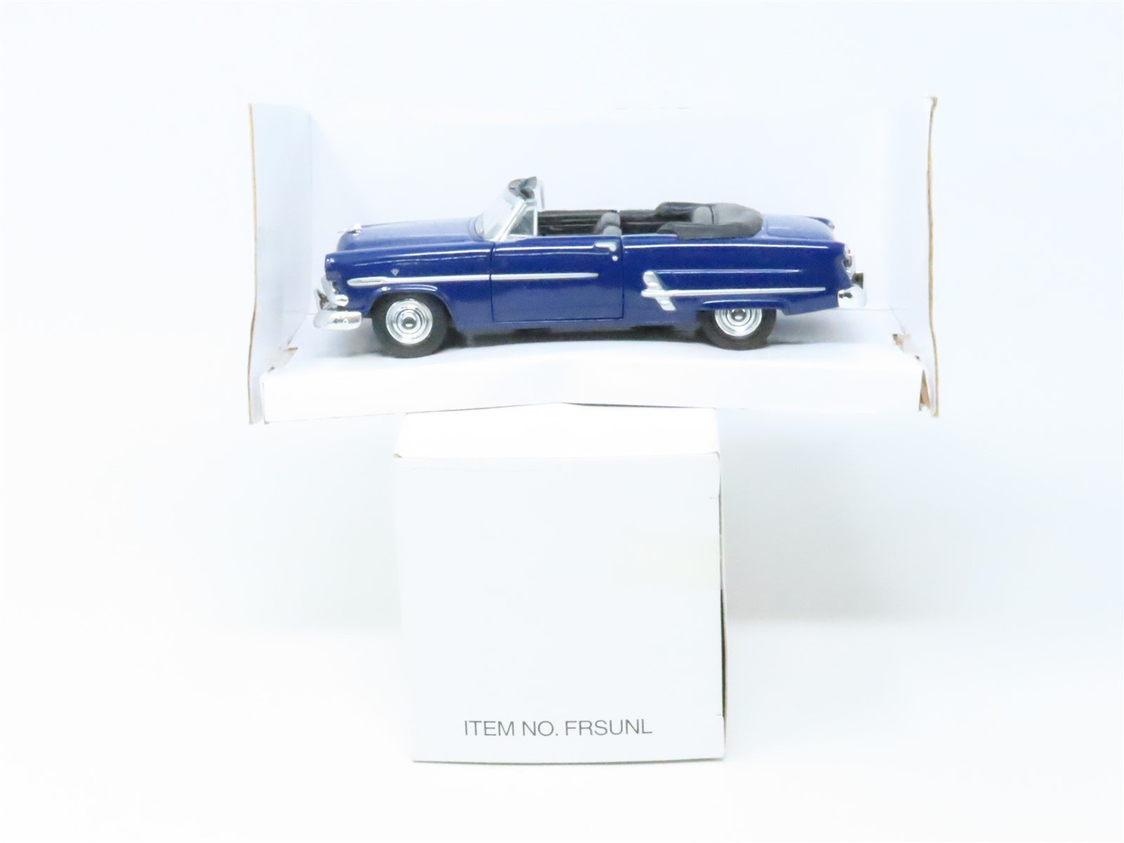 1:39 Scale Die-Cast 1953 Ford Sunliner Convertible - Dark Blue/Black Interior
