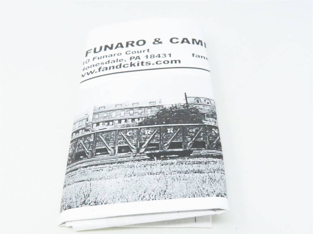 HO Scale Funaro &amp; Camerlengo Resin Kit 6920 CNJ/CRP Wood Gondola #86839