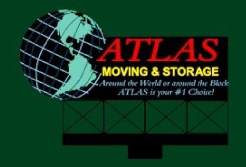 HO/O Scale Miller Engineering Light Works USA Kit #2081 Atlas Moving & Storage