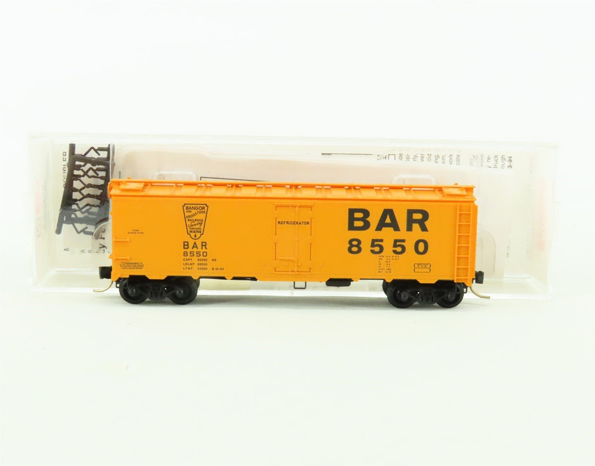 N Scale Micro-Trains MTL 59020 BAR Bangor &amp; Aroostook 40&#39; Steel Reefer #8550