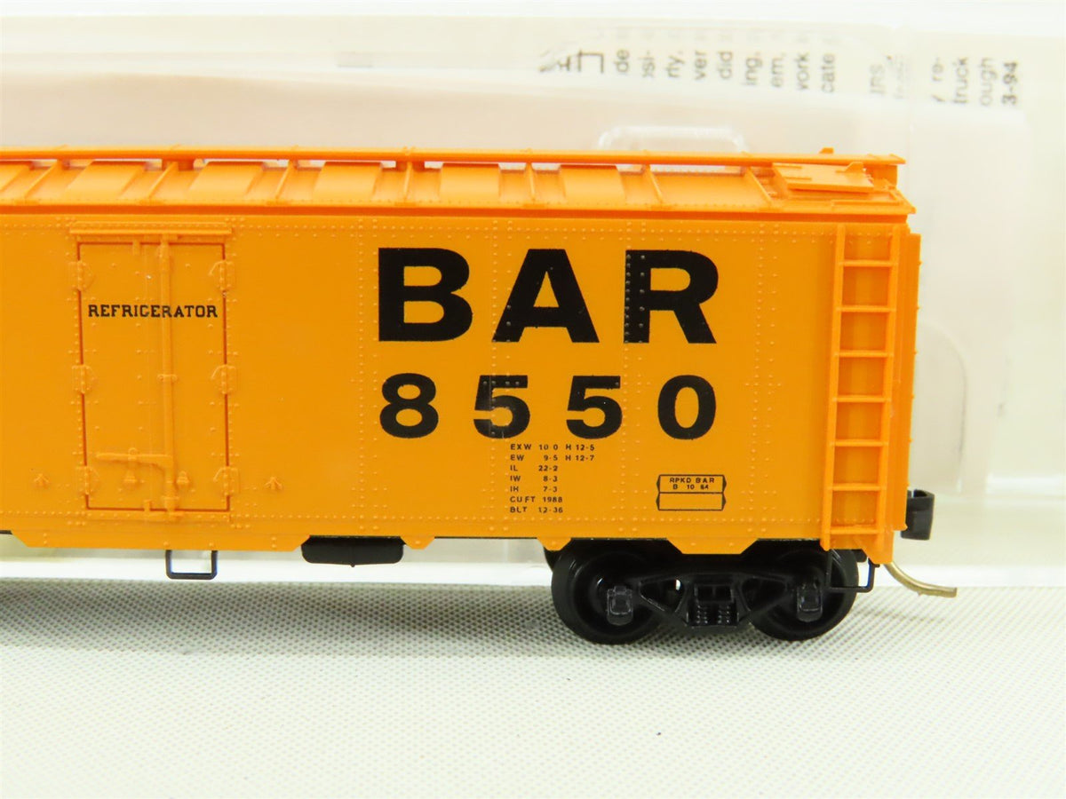 N Scale Micro-Trains MTL 59020 BAR Bangor &amp; Aroostook 40&#39; Steel Reefer #8550