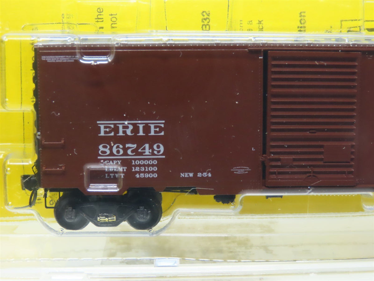 HO Scale Kadee 4901 ERIE Railroad 40&#39; Single Door Steel Box Car #86749 Sealed