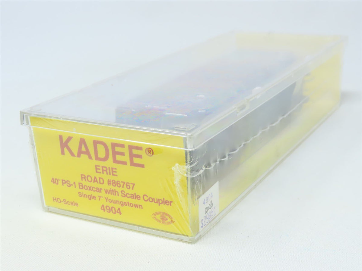 HO Scale Kadee 4904 ERIE Railroad 40&#39; Single Door Steel Box Car #86767 Sealed