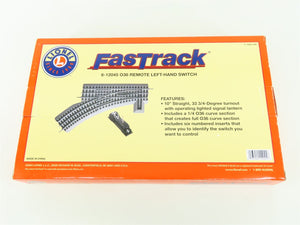 O Gauge 3-Rail Lionel FasTrack #6-12045 O36 Left-Hand Remote Switch Track