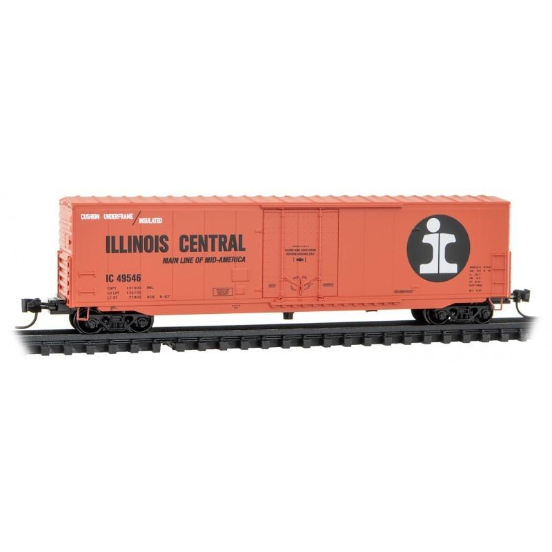 N Scale Micro-Trains MTL 18100330 IC Illinois Central 50' Steel Box Car #49546