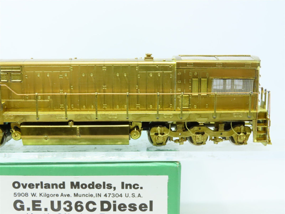 HO Scale Overland/Ajin BRASS OMI-1967 Undecorated ATSF GE U36C Diesel Locomotive
