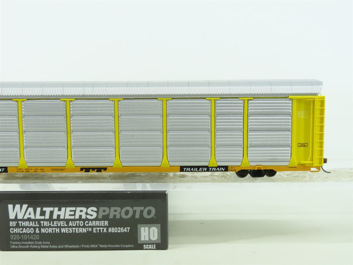 HO Scale Walthers Proto 920-101420 ETTX Thrall Tri-Level Auto Carrier #802647