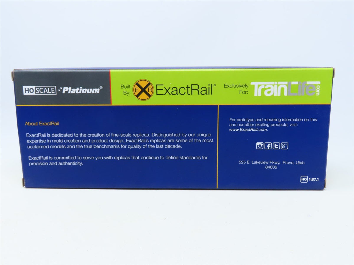 HO ExactRail/Train Life Platinum #EE-1764-1 NW Norfolk &amp; Western Flat Car #70104