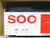 HO Scale Roundhouse Kit 3628 SOO Line 50' Plug Door Steel Box Car #19039