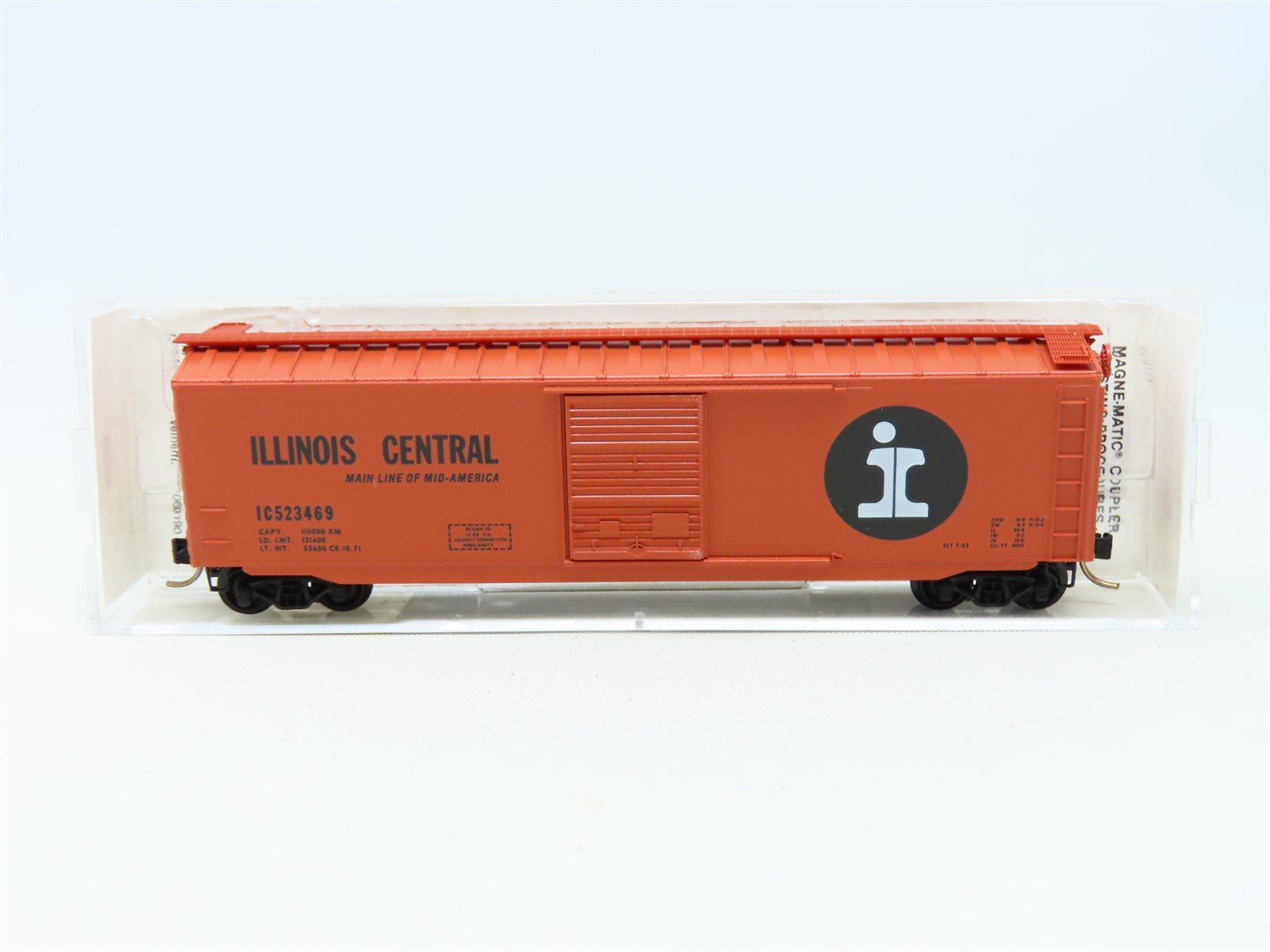 N Micro-Trains MTL 31030 IC Illinois Central 50' Single Door Box Car #523469