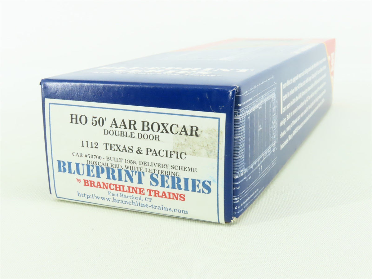 HO Branchline Blueprint Series Kit #1112 TP Texas &amp; Pacific 50&#39; Box Car #70700