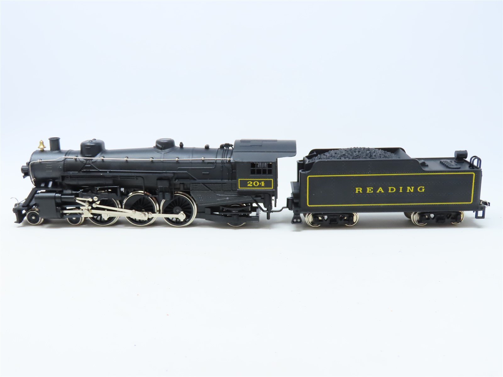 HO Scale RSO/Mehano RDG Reading 4-6-2 Steam Locomotive & Tender #204