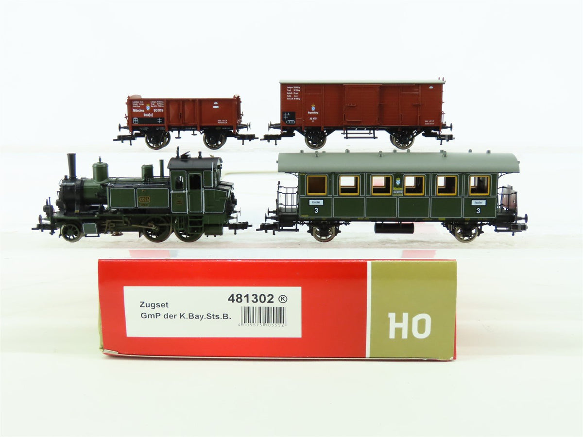 HO Scale Fleischmann 481302 K.Bay.Sts.B. 2-4-0 Class Pt2/3 Steam Train Set