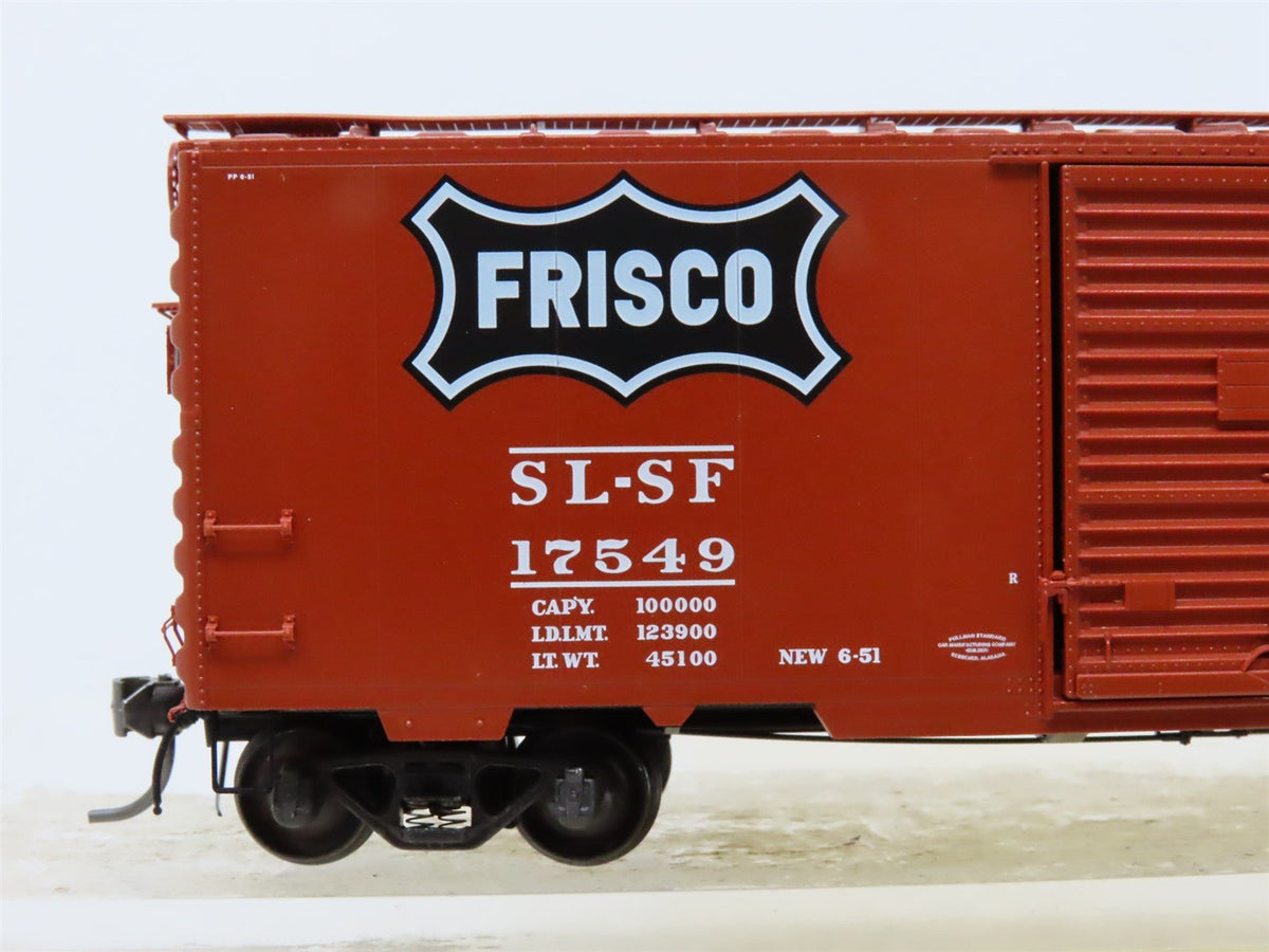 HO Scale Kadee #5102 SL-SF Frisco Fast Freight 40&#39; Single Door Box Car #17549