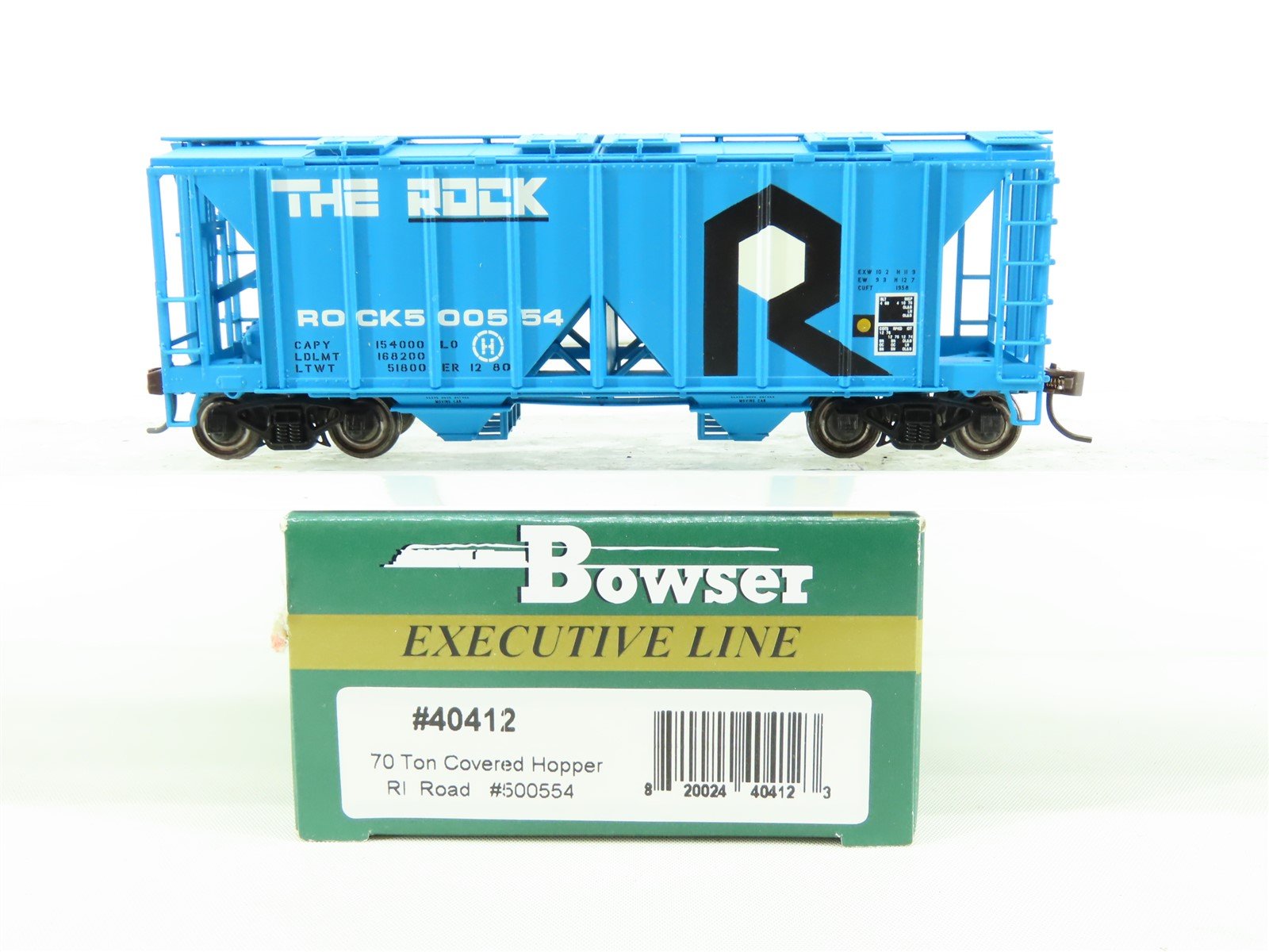 HO Bowser/Stewart Hobbies Executive Line #40412 RI The Rock 2-Bay Hopper #500554