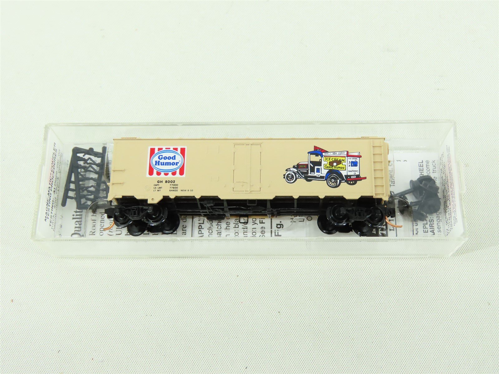 N Scale Micro-Trains MTL #59580 GH Good Humor 40' Steel Side Ice Reefer #8002