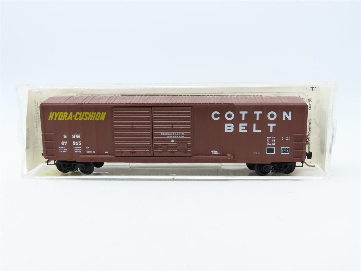 N Scale Micro-Trains MTL #30060 SSW Cotton Belt Hydra-Cushion 50&#39; Box Car #67315