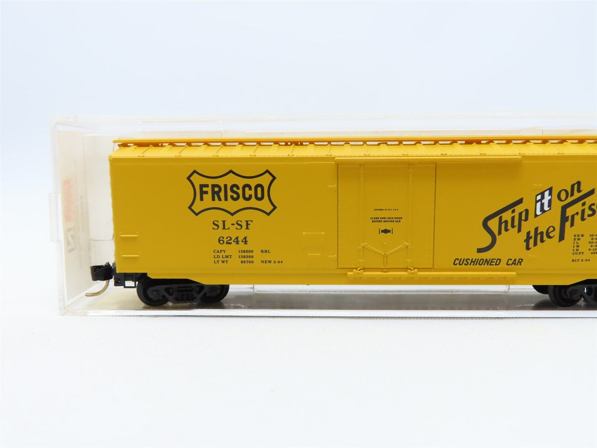 N Scale Micro-Trains MTL #32060 SL-SF Frisco 50&#39; Plug Door Box Car #6244