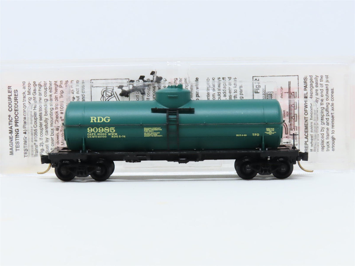 N Scale Micro-Trains MTL #65350 RDG Reading 39&#39; Single Dome Tank Car #90985