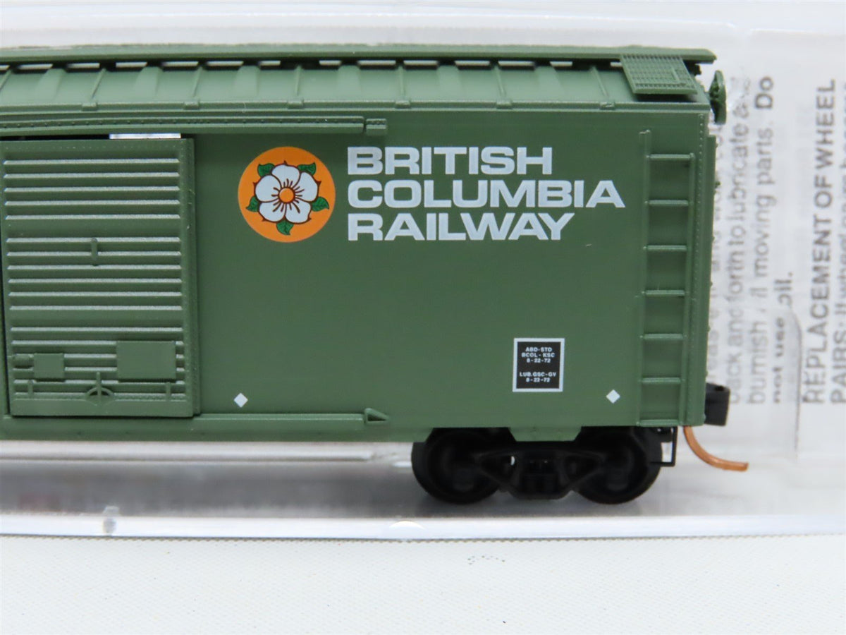 N Micro-Trains MTL 20580 BCOL British Columbia 40&#39; Single Door Box Car #4180
