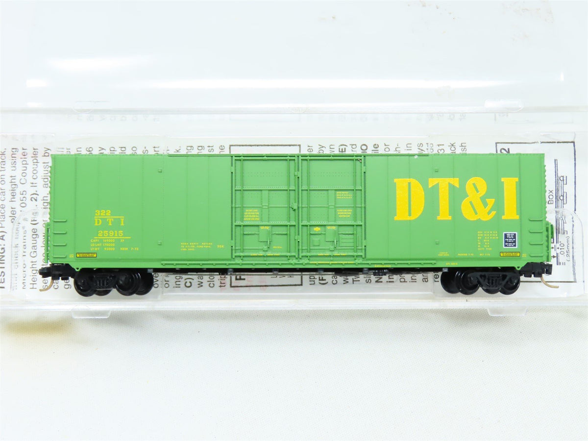 N Scale Micro-Trains MTL 102010 DTI Detroit Toledo &amp; Ironton 60&#39; Box Car #25915