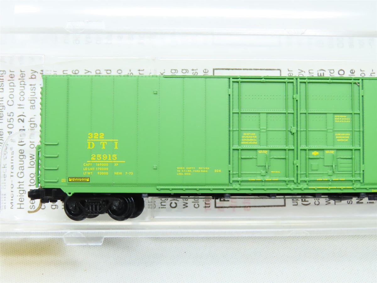 N Scale Micro-Trains MTL 102010 DTI Detroit Toledo &amp; Ironton 60&#39; Box Car #25915